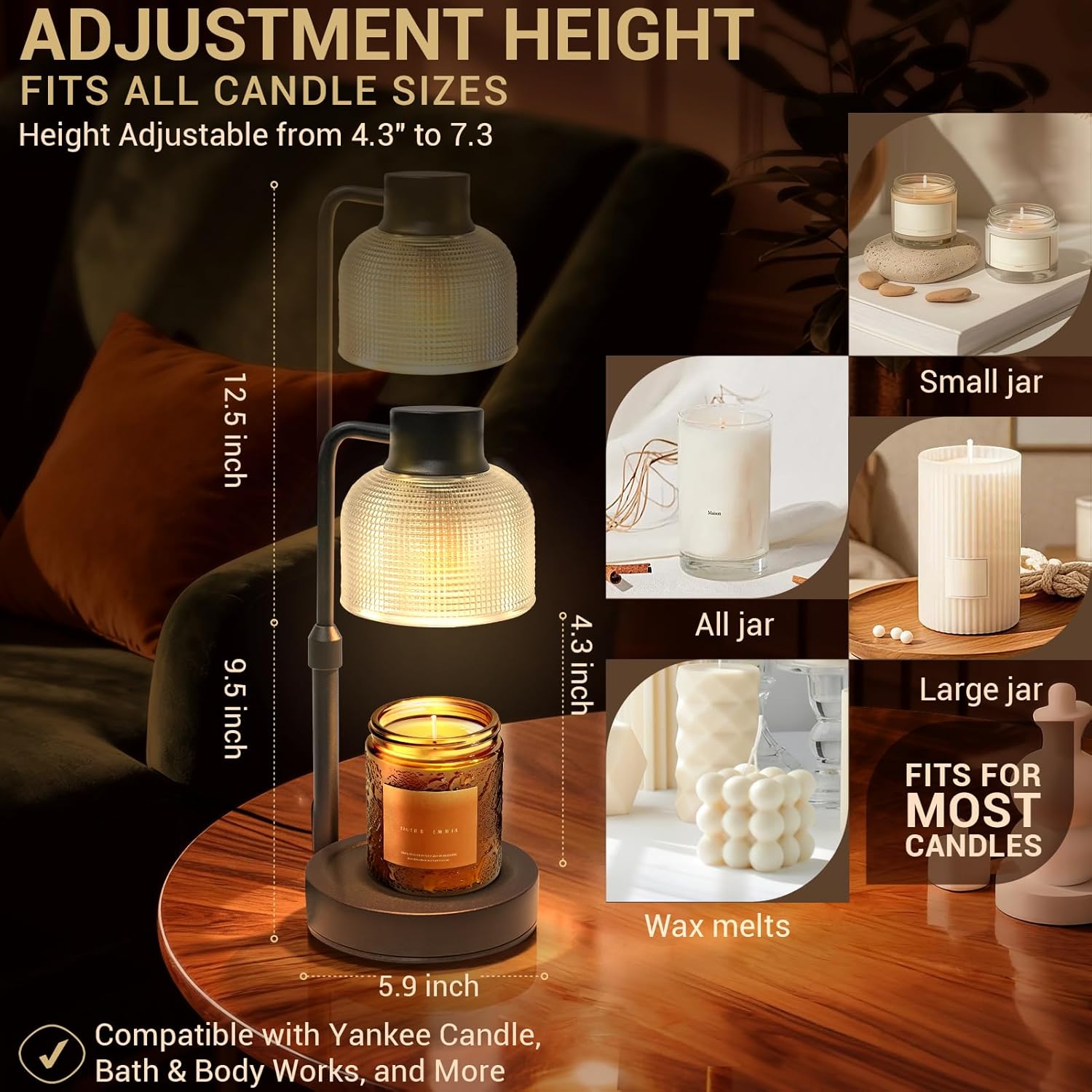 Candle Warmer Lamp with Timer  - Wax Melts 评论和价格