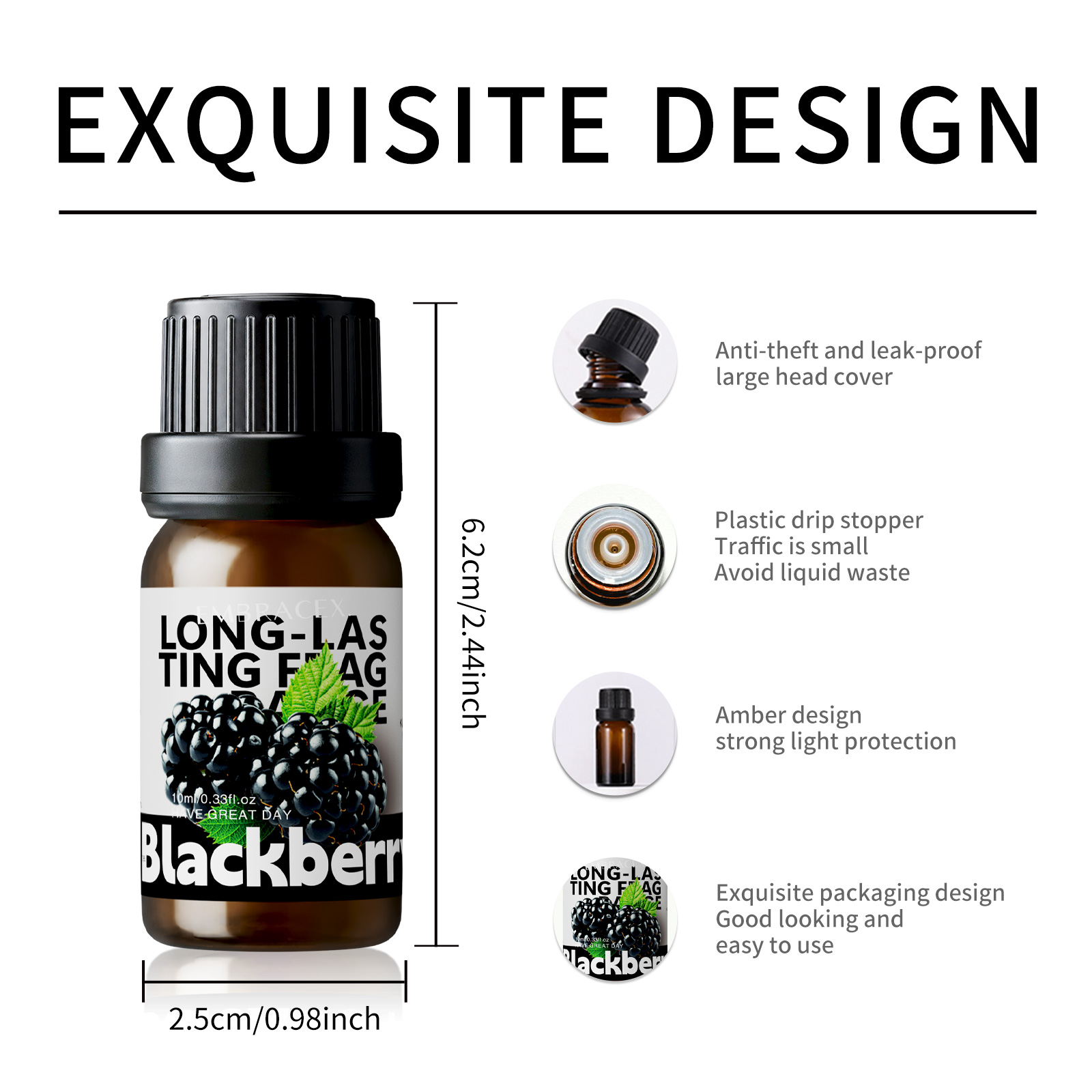 10ml Blackberry Fragrance Oils - Silk Candle 评论和价格