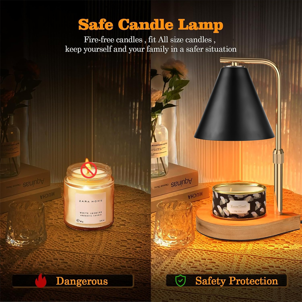 Black Candle Warmer Lamp with  - Wax Melts 评论和价格