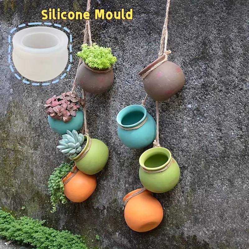 Silicone Flower Pot Molds, Res - Candle Containers 评论和价格