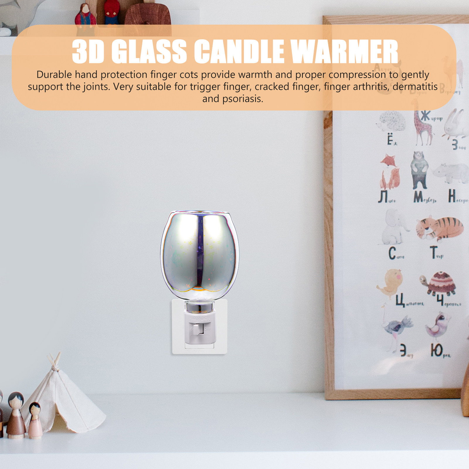 1Pcs 3D Glass Warmer Electric  - Wax Melts 评论和价格