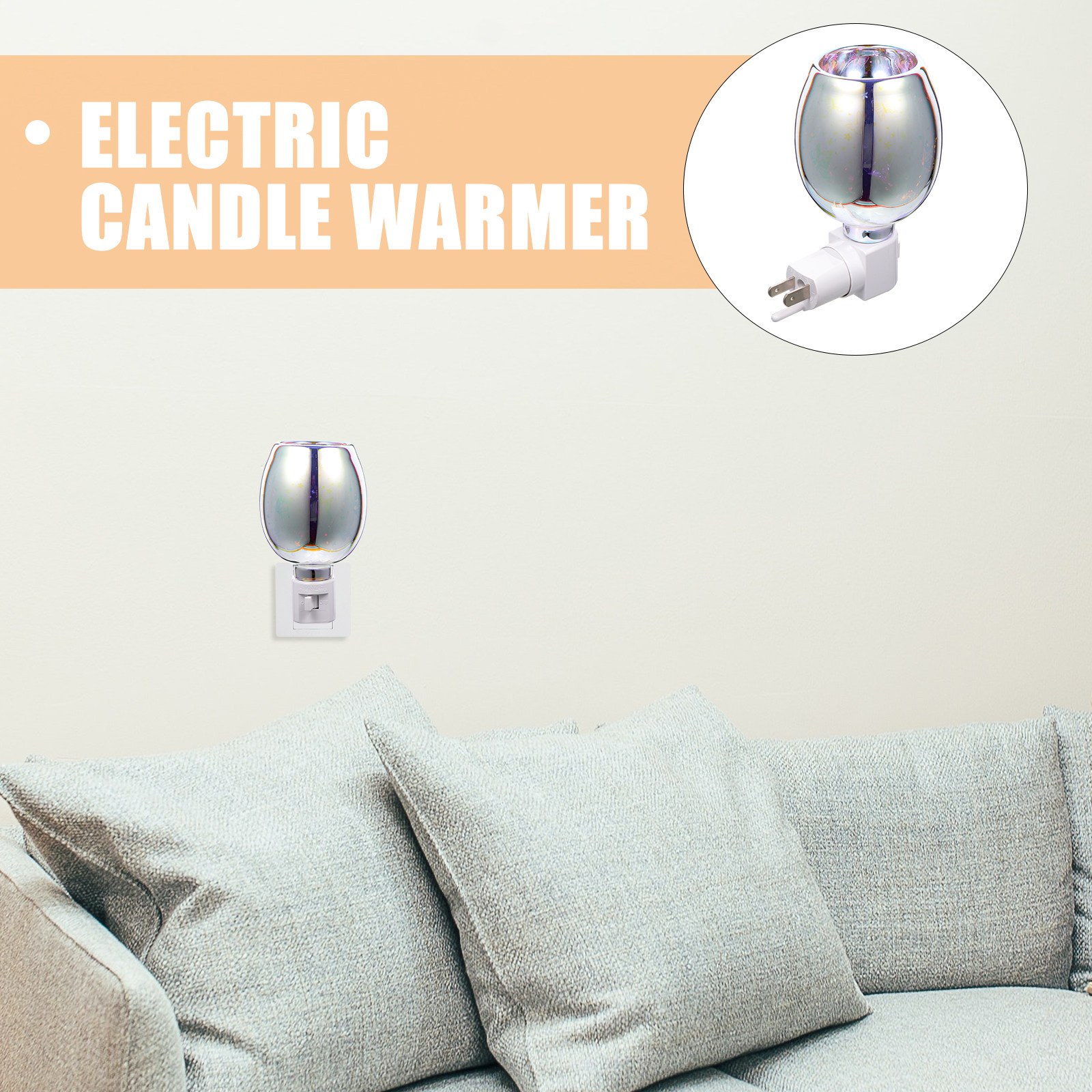 1Pcs 3D Glass Warmer Electric  - Wax Melts 评论和价格
