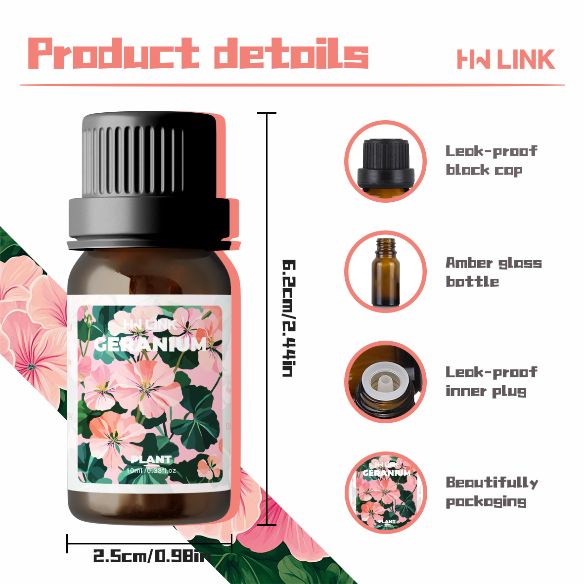 Geranium Essential Oils 10ml P - Silk Candle 评论和价格